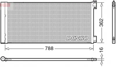 Radiator AC condensator cu uscator potrivit OPEL VIVARO B; RENAULT TRAFIC III 1.6D 05.14