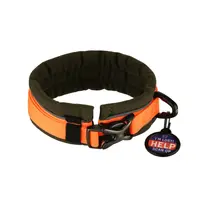 Zgarda pentru caini Herm Sprenger Softshell reglabila - L/XL - Oranj+Kaki