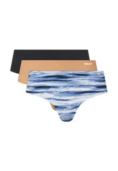 Set 3 perechi chiloti de baie dama - nylon/elastan - multicolor