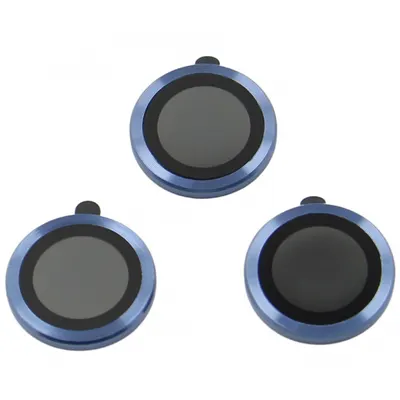 Folie de protectie Camera Spate OEM pentru Apple iPhone 17 Pro, Sticla Securizata, Bleumarin