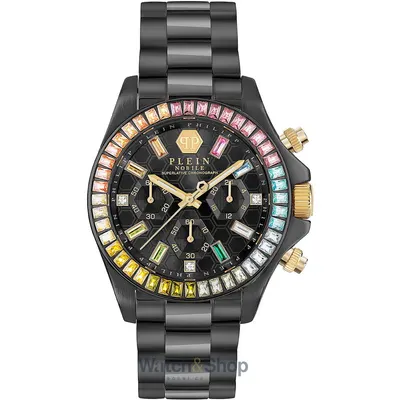 Ceas Philipp&nbsp;Plein Philipp Plein PWSBA0623 Street Couture Chronograph Ladies Watch 38mm 5ATM