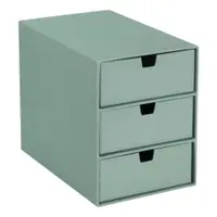 Organizator verde pentru sertar din carton Ingrid Canvas Paper Laminate – Bigso