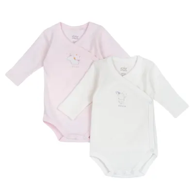 Body bebelusi Chicco, 2 bucati, roz, 00903-69MFCI