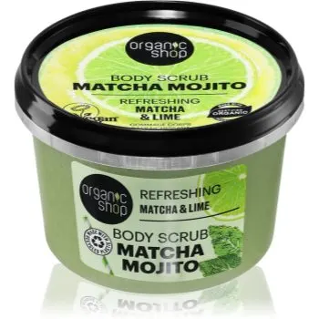 Organic Shop Matcha Mojito peeling pentru corp cu efect revigorant