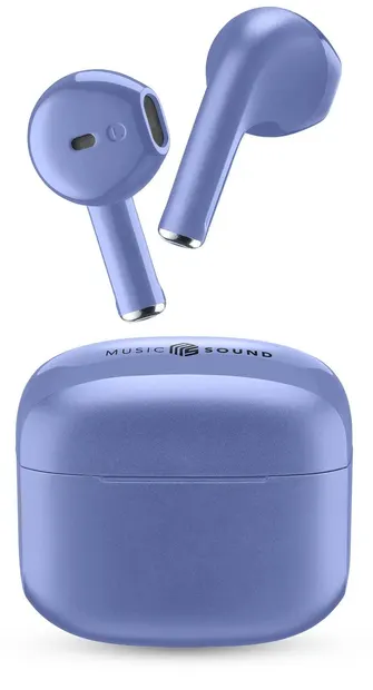 Căști wireless Cellularline - Music Sound Swag, TWS, albastre
