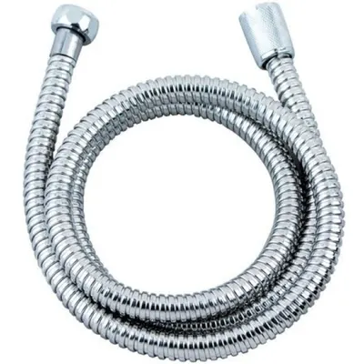 Furtun Spiralat pentru Dus, Lungime 1.5 m, Argintiu