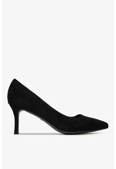 Pantofi Sintetic Negru - Negru