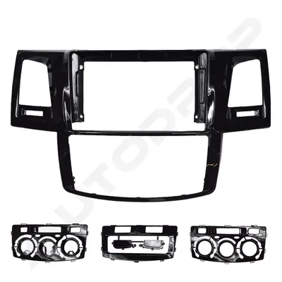 KIT Complet Rama Adaptoare + Cablaj Autodrop Toyota Hilux (2005-2014) pentru Navigatie Multimedia Android 9 inch