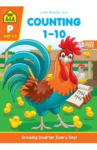 School Zone Counting 1-10 Workbook