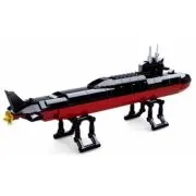 Joc de constructie Submarin, pvc, Sluban M38-B0703, 227 piese, 38x23. 7x6. 7cm