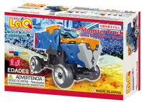 Constructor pentru copii LaQ Hamacron - Mini Monster Truck, 46 piese