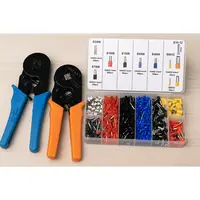 Pachet profesional sertizare papuci cu pini: cleste HSC8-16-4 + HSC8-6-4 + kit pini terminali