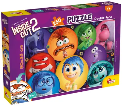 Puzzle cu două fețe Lisciani de colorat din 250 piese - Întors pe dos 2