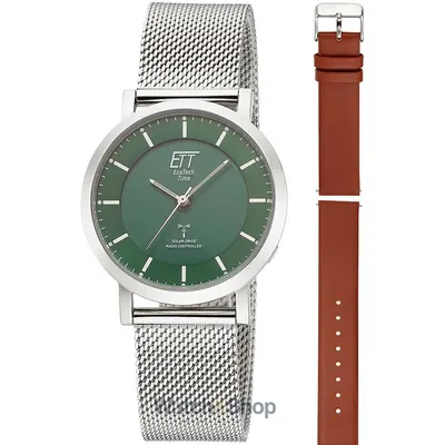 Ceas ETT&nbsp;Eco&nbsp;Tech&nbsp;Time ETT Eco Tech Time ELS-11618-81MS Ladies Watch Atacama Solar Radio Controlled 36mm 5ATM