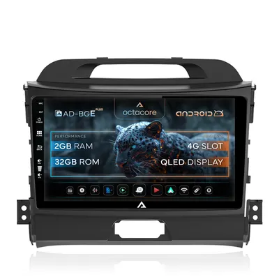 Navigatie Kia Sportage (2010-2016), Android, E-Octacore 2GB RAM + 32GB ROM, 9 Inch - AD-BGE9002+AD-BGRKIT146