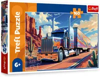 Puzzle Trefl cu 160 de piese - Camion pe drum