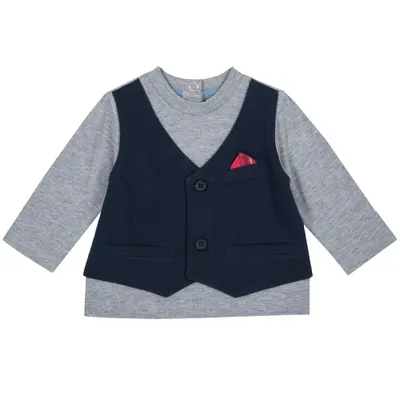 Tricou copii Chicco, maneca lunga si vestuta, 06805