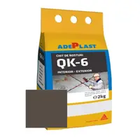 Chit de rosturi gresie si faianta Adeplast Quarz gri inchis 5 Kg