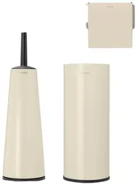 Set de accesorii pentru toaletă Brabantia - ReNew, Soft Beige, 3 piese
