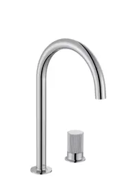 Baterie lavoar Roca NU A5A3D3FC00, L, 287 mm, monocomanda, Crom