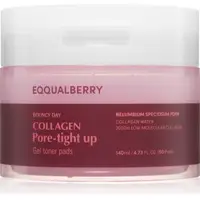 EQQUALBERRY Collagen Pore-Tight Up Gel Toner Pads dischete de tonifiere pentru micsorarea porilor