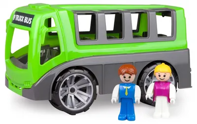 Jucărie pentru copii Lena Truxx - Autobuz cu 2 figurine, 28 cm