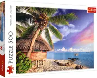 Puzzle Trefl de la 500 piese - Insula Bora Bora