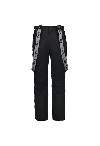 Pantaloni cu bretele detasabile - pentru schi - Negru