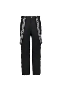 Pantaloni cu bretele detasabile - pentru schi - Negru