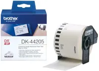 Bandă de etichetare Brother - DK-44205, QL, 62mm, negru/alb