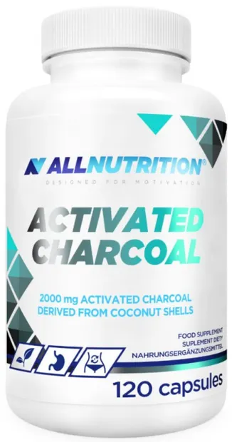 Activated Charcoal, 120 capsule, AllNutrition