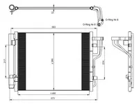 Radiator clima AC cu uscator HYUNDAI ELANTRA, I30; KIA CEE D, CEE D SW, PRO CEE D 1.6D 2.0D intre 2005-2012
