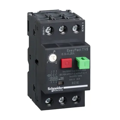 motor circuit breaker GZ1 - 3 poles 3d - 20..25A - thermomagnetic trip unit