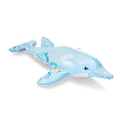 Intex Dolphin Ride-on | Blue | 175x66 Cm