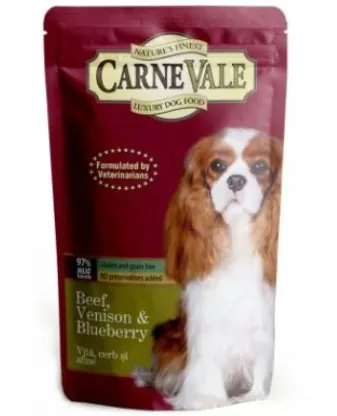 Carnevale Dog Plic Vita/Cerb/Afine125 g