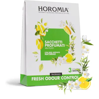 Saculeti Parfumati Multifunctionali cu Orez Fresh Odour Control 3buc