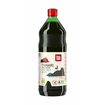 Sos de soia tamari cu continut redus de sare bio 250ml Lima