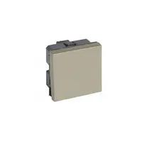 Intrerupator switch Arteor 10 AX 250 V~ - 2 module versiune patrata - champagne