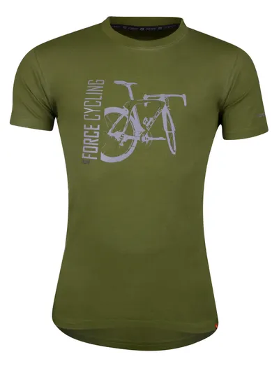 Tricou Force Flow, maneci scurte, verde, XS