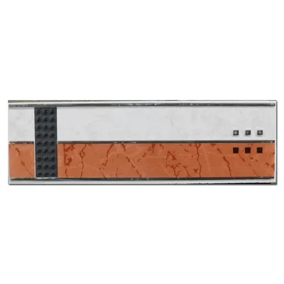 Brau decorativ faianta baie / bucatarie Claudia Beige 7 x 25