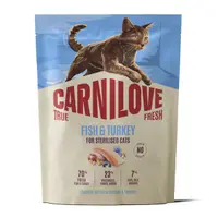 Carnilove True Fresh Cat Dry Fish & Turkey Sterilised Adult All Breeds 400 g
