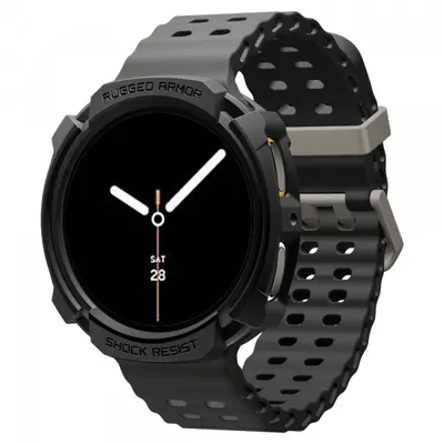 Husa Spigen Rugged Armor pentru Samsung Galaxy Watch9 / Watch8 40mm, Neagra ACS10004