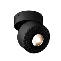 Corp iluminat TAVAN, lumenul TOTHEE lumini perete, perete negru sI TAVAN, cu LED-uri, 3000K, negru, 50 °,