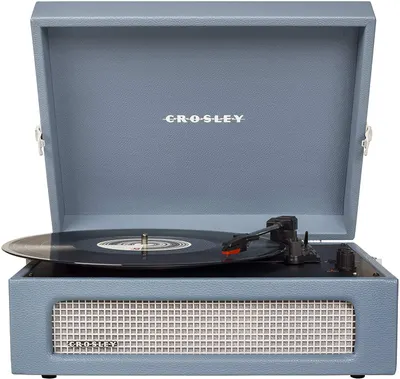 Pick-up Crosley - Voyager, semiautomat, albastru