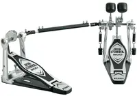 Pedal dublu Tama - Iron Cobra HP200PTW, argintiu/negru