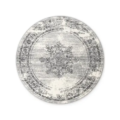 Covor gri-crem rotund ø 160 cm Gloria Lydia – Hanse Home