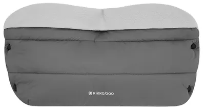 Mănușă pentru cărucior KikkaBoo - Classic, Dark Grey