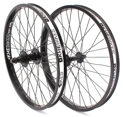Bmx Wheelset Mvp 20 Inch Negru 10/14mm S/b Khebikes