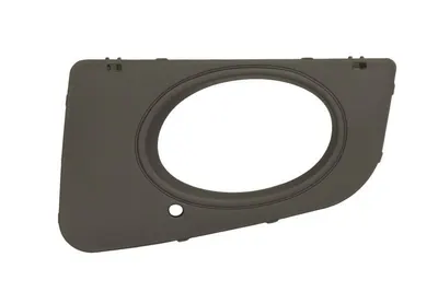 Grila bara Stanga cu locas proiector, plastic, gri inchis potrivit VW CRAFTER 30-35, CRAFTER 30-50 2006-2016 2011-2017
