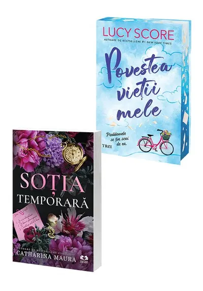 Pachet Sotia temporara + Povestea vietii mele . Set 2 carti
